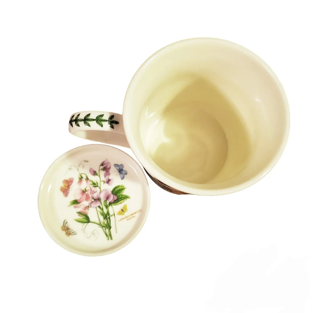 Portmeiron Botanic Garden Sweet Pea Mug & Coaster Set